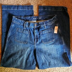 Old Navy wide leg jeans Size 14
